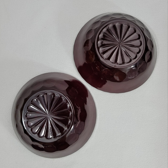 Vtg Royal Ruby Fruit Dessert Bowls - Picture 4 of 9